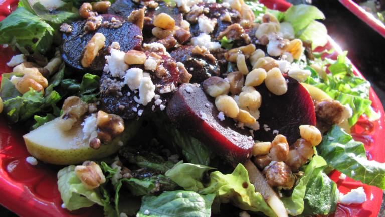 Roasted Beet, Pear and Feta Salad Created by januarybride 