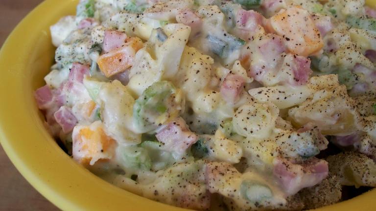 Smoked Cheese ( Gouda or Alps) Potato Salad Created by Parsley