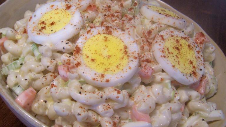 Classic Macaroni Salad - Made Lighter! Created by Parsley