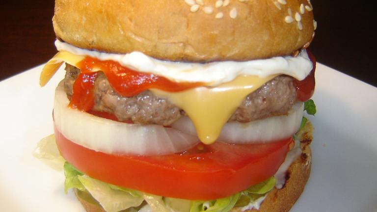 All-American Beef Burgers Created by karenury