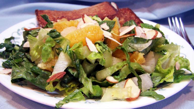 Tossed Romaine and Orange Salad Created by PaulaG