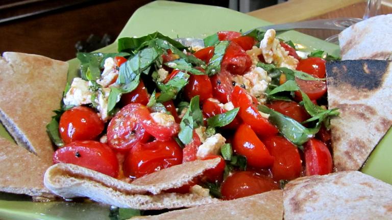 Baked Cherry Tomatoes and Feta created by Rita1652