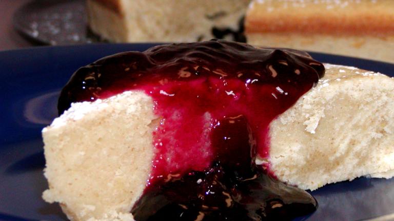 Italian Ricotta Lemon Cake With Blueberry Topping created by Rita1652