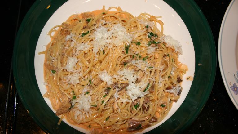 Pasta With Porcini Mushroom Sauce Created by kymgerberich