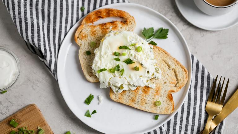 Sour Cream  Poached Eggs. Created by frostingnfettuccine