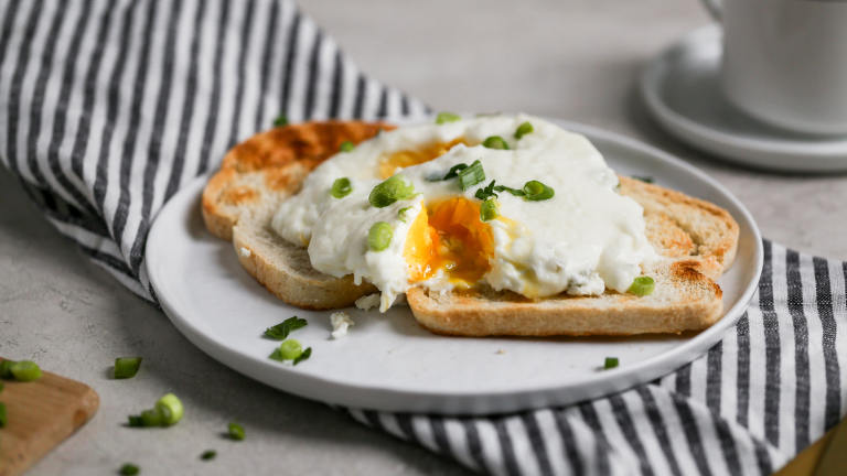 Sour Cream  Poached Eggs. Created by frostingnfettuccine