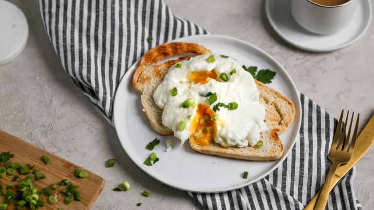 Sour Cream  Poached Eggs. created by frostingnfettuccine