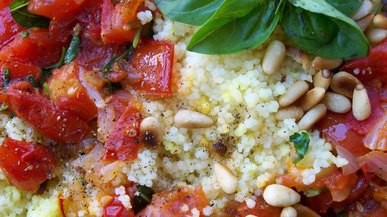 Israeli Couscous With Chunky Tomato Sauce created by COOKGIRl