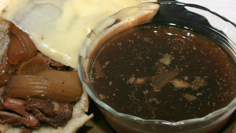 Crock Pot French Dip Sandwiches created by Texas Aggie Mom
