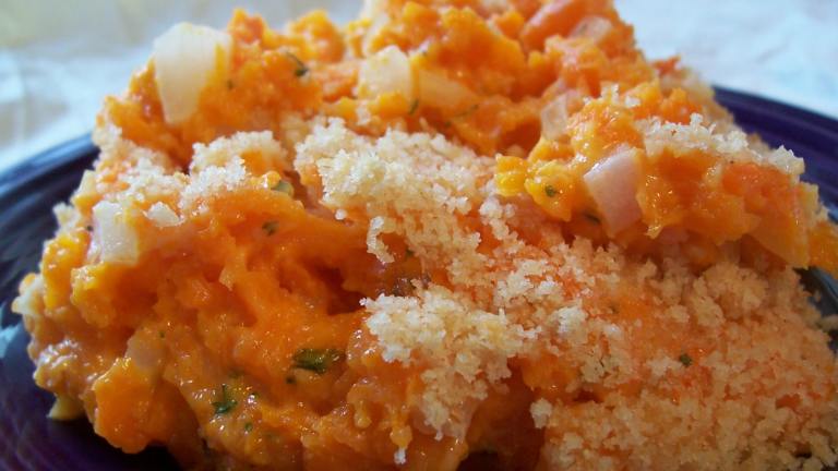 Cheesy Mashed Carrots created by Parsley