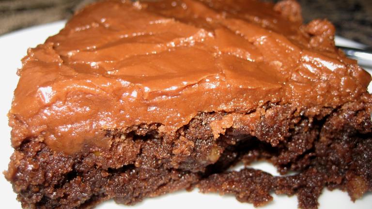 Thick and Chewy Fudge Brownies created by Hazeleyes