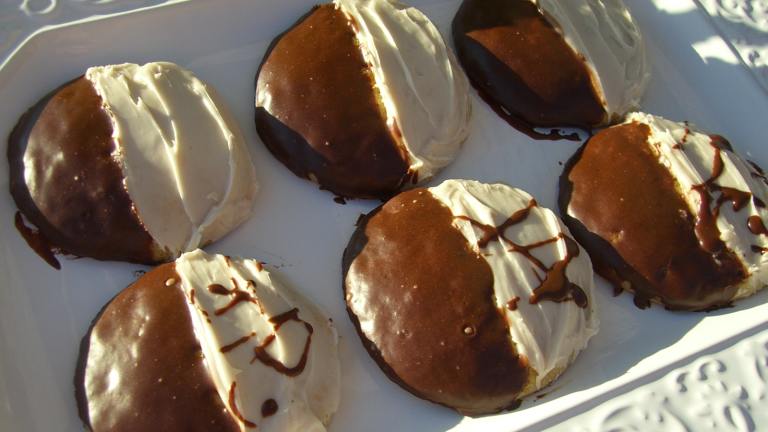 Low-Fat Black and White Cookies Created by ChefLee