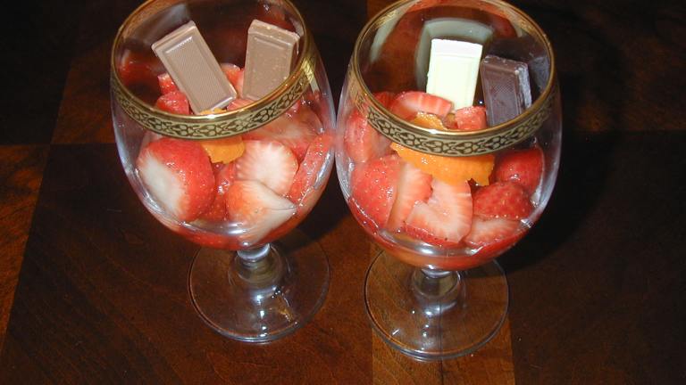 Strawberries in White Wine Created by Jessica K