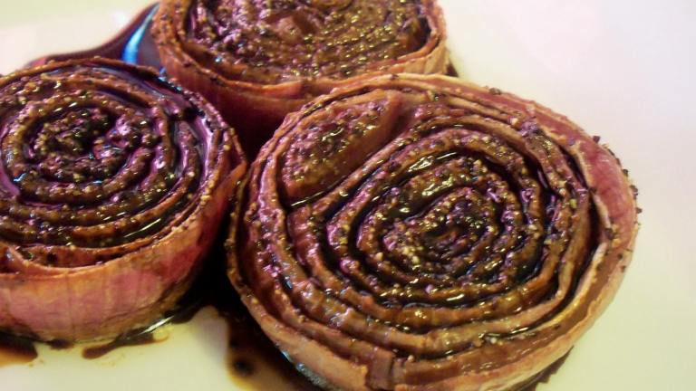Roasted Red Onions with Balsamic Vinegar created by Parsley