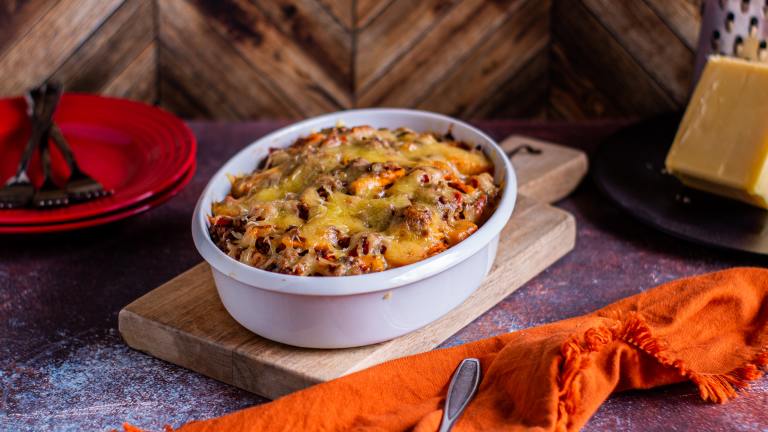 Mexican Squash and Ground Beef Casserole Created by LimeandSpoon
