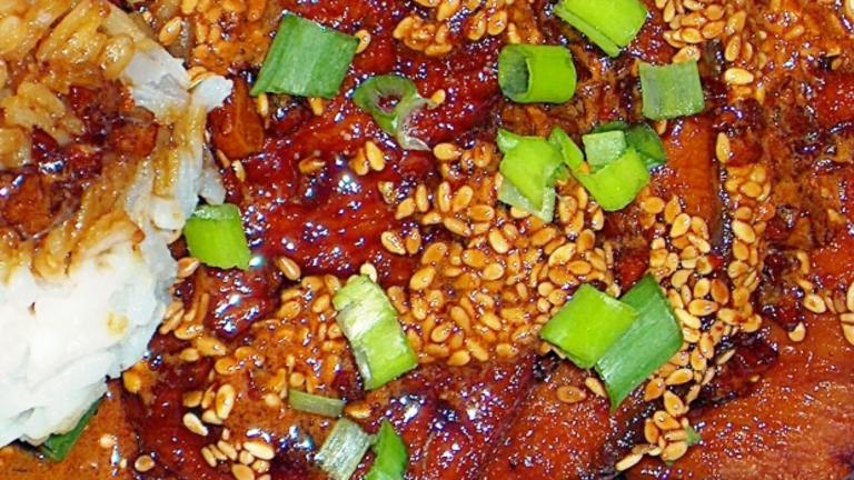 Pork With Soy Sauce and Sesame Glaze created by Jewelies
