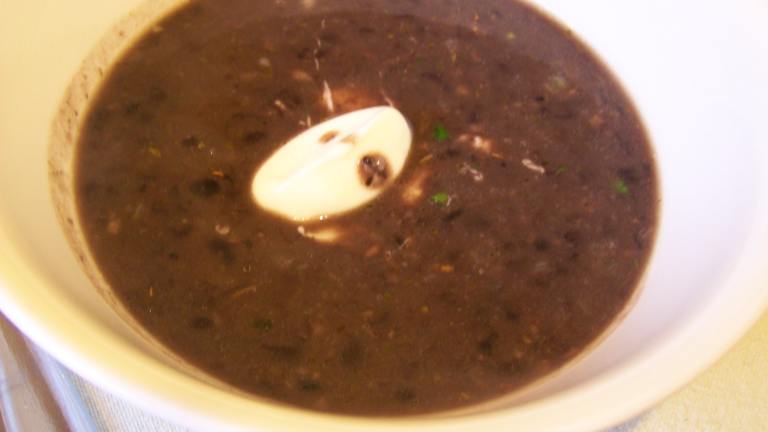 Cuban Black Bean Soup Created by wicked cook 46
