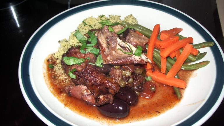 Red Wine-Braised Chicken With Couscous created by dusty AE
