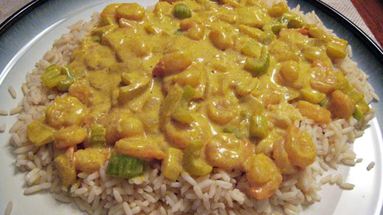 Quick N' Easy Curried Shrimp created by yogiclarebear