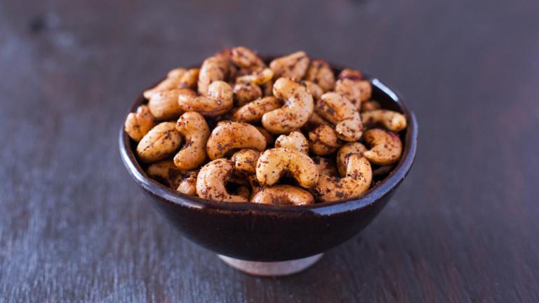 Crock Pot Spicy Chili Nuts created by DianaEatingRichly