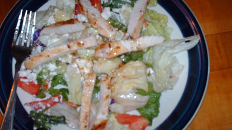 Grilled Greek Chicken Salad Created by Melaine