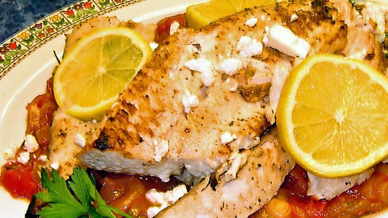 Broiled Mahi-Mahi With Parsleyed Tomatoes and Feta Recipe - Food.com