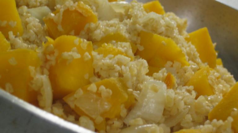Bulgur Risotto With Pumpkin Created by brokenburner