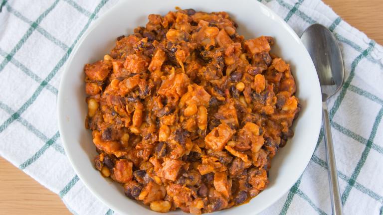 Easy Baked Beans Created by anniesnomsblog