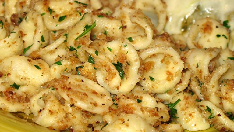 Orecchiette With Toasted Bread Crumbs Created by Lori Mama