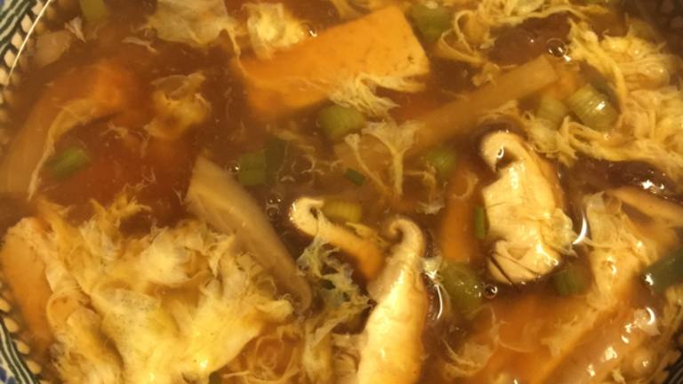 Hot and Sour Soup (Betty Foo; Hunan Restaurant) created by teabluebell