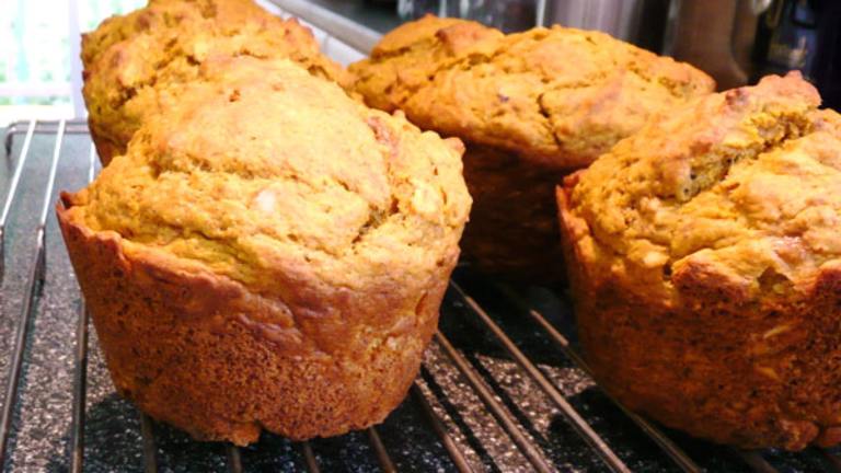 Harvest Time Pumpkin & Oatmeal Muffins created by Outta Here
