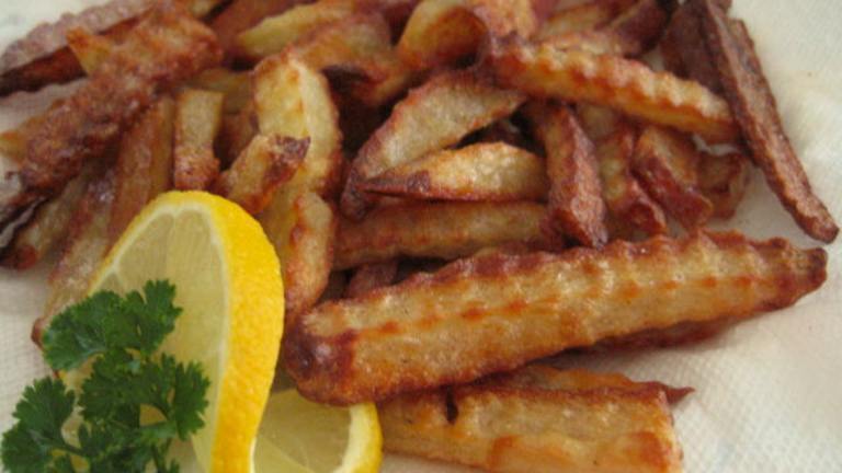 Oven Baked Patates Tiganites (French Fries) 3 Variations Fried / created by Brenda.