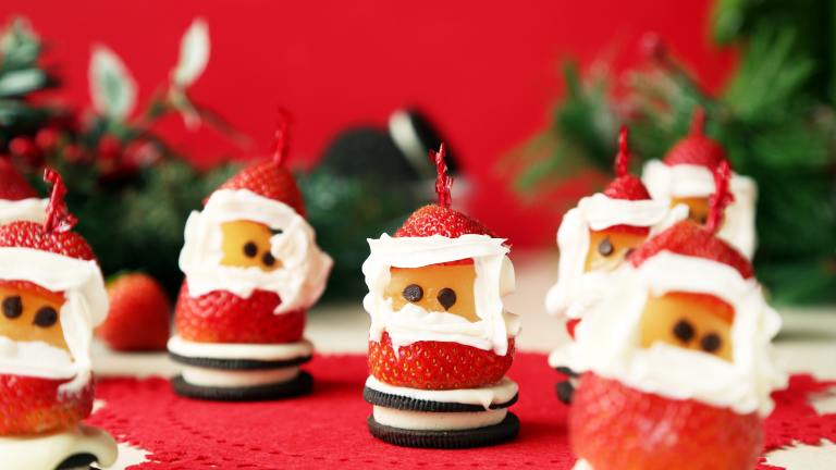 Strawberry Santa Claus created by Jonathan Melendez