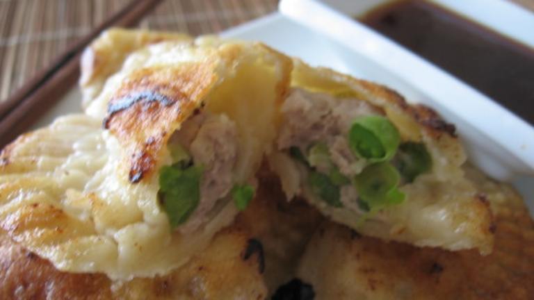Chinese Steamed Dumplings with Dipping Sauce created by Marlene.