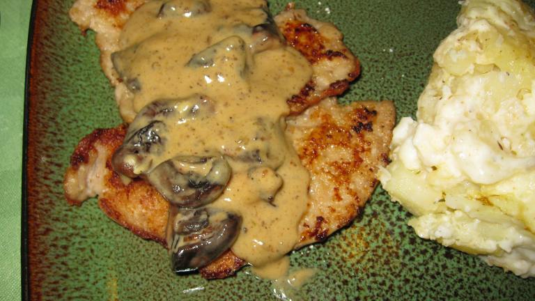 Veal Medallions With French Morels Created by threeovens