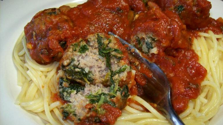 Spinach Meatballs Created by Chef shapeweaver 
