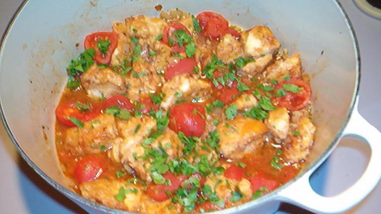 Chicken With Stewed Tomatoes Created by jfkmac