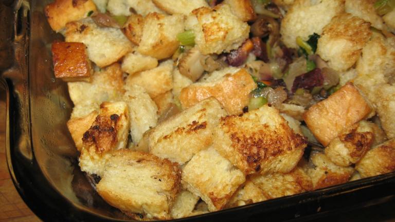Rustic Porcini Onion Stuffing Created by averybird