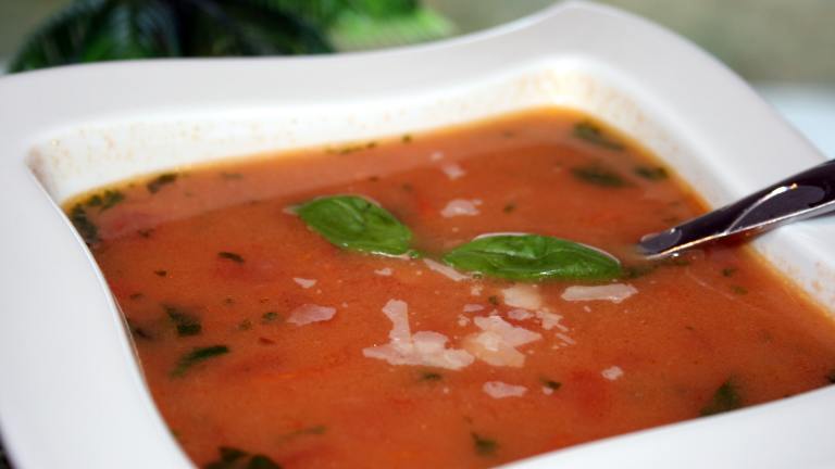 Basil Tomato Soup Created by Tinkerbell