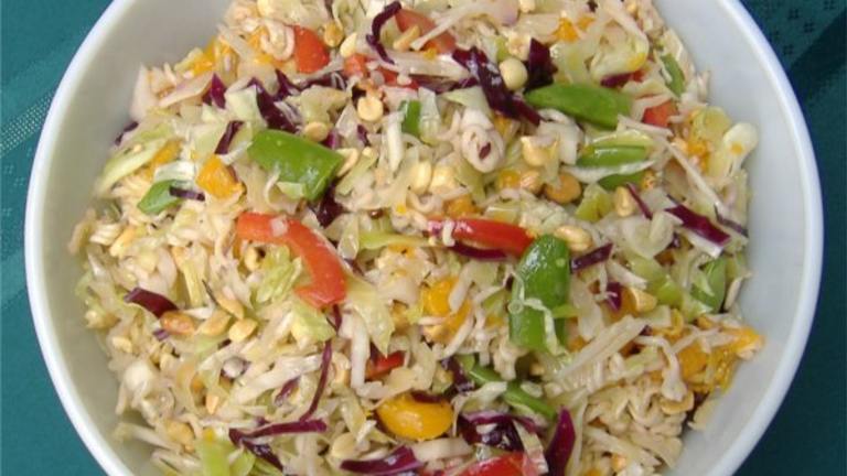 Asian Coleslaw With Peanuts and Mandarin Oranges created by Debs Recipes