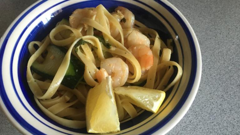 Olive Garden   Fettuccine With Shrimp & Zucchini created by Anonymous