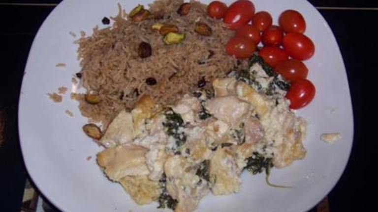 Layered Chicken and Artichoke Casserole created by ChefDebs