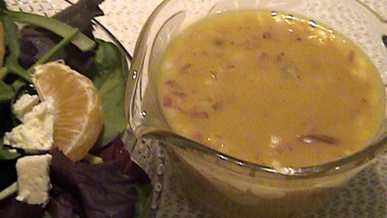 Salad Greens With Honey-Mustard Dressing created by Lori Mama