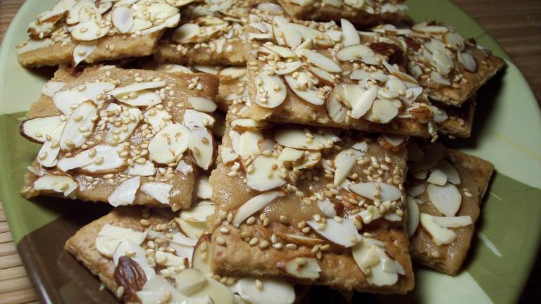 Sesame Almond Squares Created by Ratalouille
