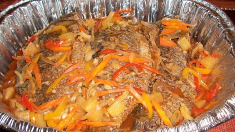 Escabeche (Sweet and Sour Fish) Created by ArleneGrace C.