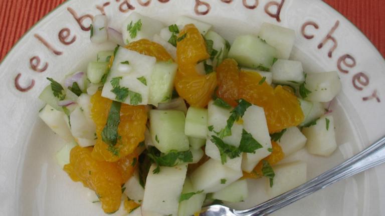 Jicama Salad With Cilantro and Chiles created by BakinBaby