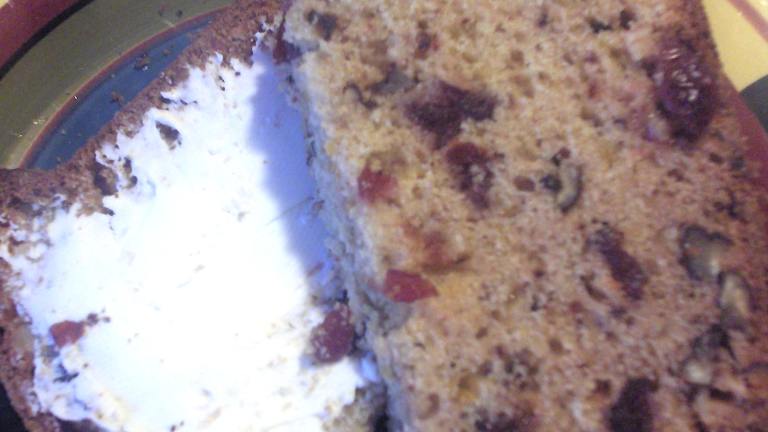 Cheddar Walnut Cranberry Bread created by Alskann