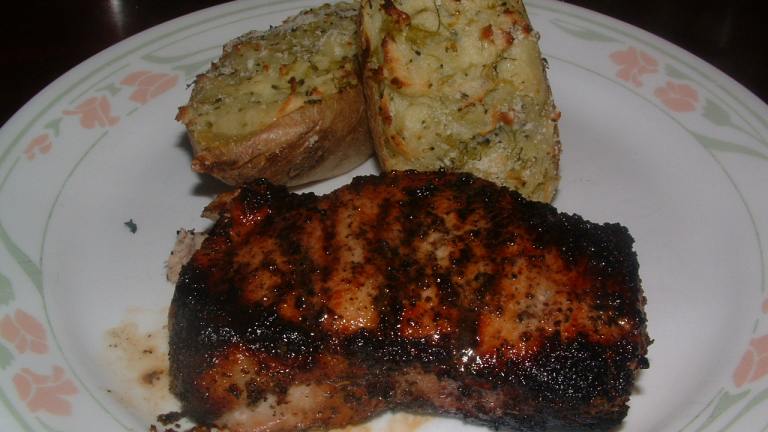 Beer-Brined Grilled Pork Chops created by Petite Mommy