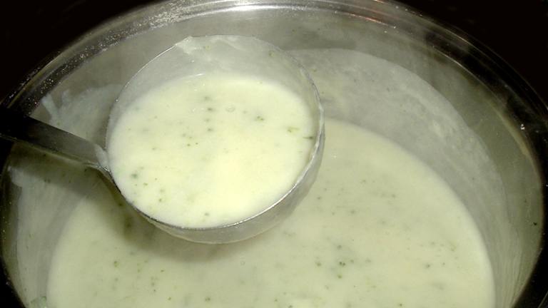Cream of Broccoli Soup Created by Bergy