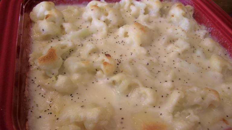 Swiss Cheesy Cauliflower Created by Parsley